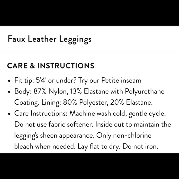 SPANX Faux Leather Leggings - Picture 7 of 8